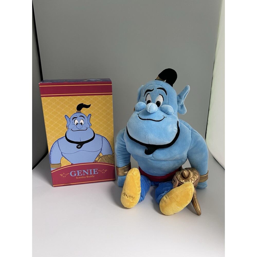Disney Aladdin GENIE SCENTSY BUDDY Zip Up Lamp‎ & Scent Pack New In Box